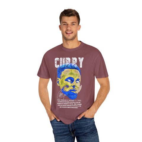 Unisex Garment-Dyed T-Shirt - Stylish Tribute to Curry | Perfect for Basketball Fans