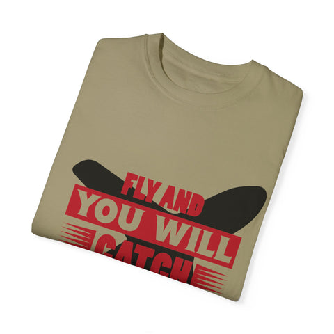 Catch the Swallow T-Shirt - Unisex Garment-Dyed Tee for Adventurers