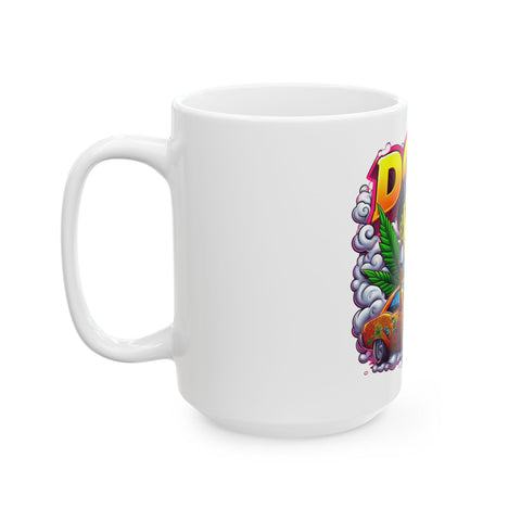 Vibrant Cartoon-Themed Ceramic Mug - Perfect for Coffee Lovers, Gift for Gamers, Fun Kitchen Decor, Unique Collectible, Home Barware