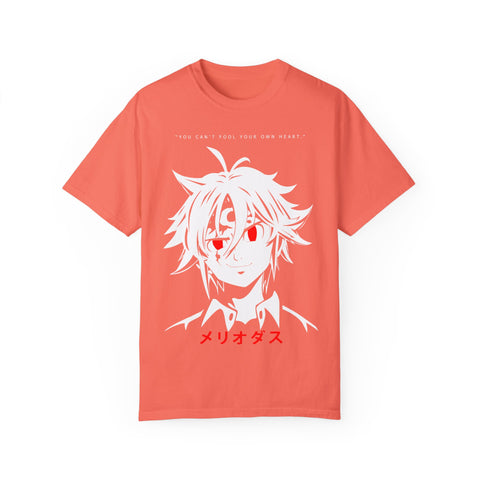 Anime-Inspired Unisex T-Shirt – 'You Can't Fool Your Own Heart' Design