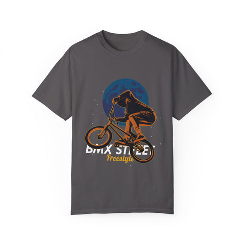 BMX Style Freestyle Unisex Garment-Dyed T-Shirt