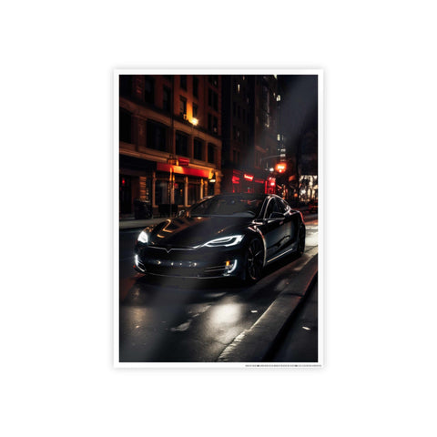 Sleek Car Gloss Poster - Modern Wall Art for Auto Enthusiasts