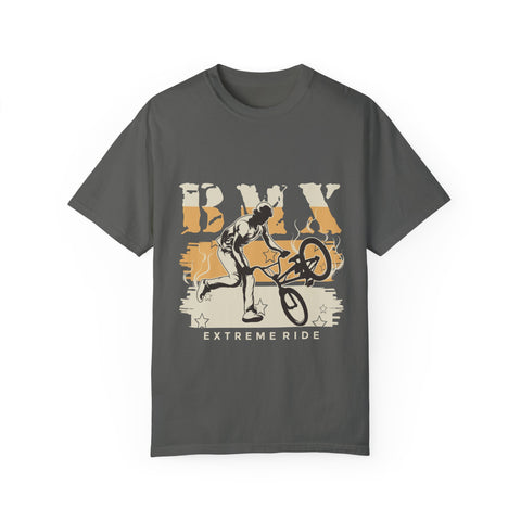 BMX Extreme Ride Unisex Garment-Dyed T-Shirt | Perfect for Cyclists & Sports Enthusiasts