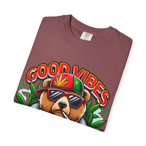 Good Vibes Unisex T-Shirt - Cool Bear Design