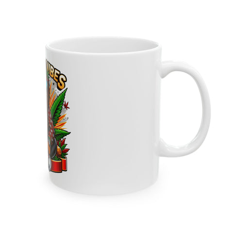 Good Vibes Lion Ceramic Mug - 11oz & 15oz