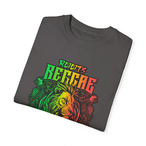 Unisex Garment-Dyed Reggae T-Shirt - Feel the Rhythm Graphic Tee for Music Lovers