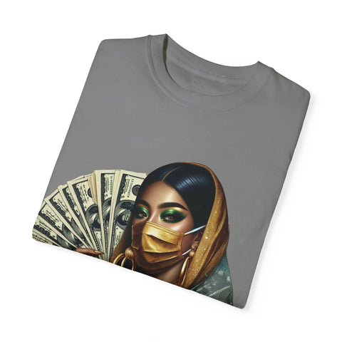Stylish Woman with Money Graphic Unisex T-Shirt - Trendy Fashion Tee for Everyday Wear