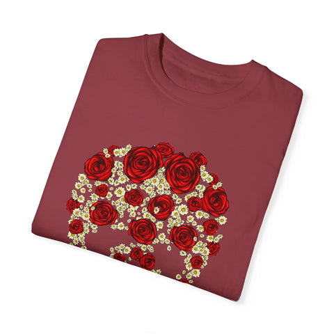 Floral Skull Unisex T-Shirt - Stylish Casual Wear for Creative Souls