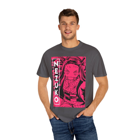Nezuko Anime T-Shirt - Unisex Garment-Dyed Tee