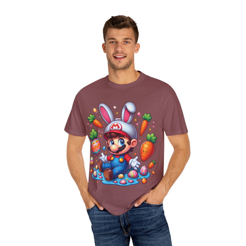 Cute Easter Character Unisex Garment-Dyed T-Shirt