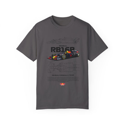 Unisex Garment-Dyed T-shirt - Red Bull Formula 1 Team Graphic Tee