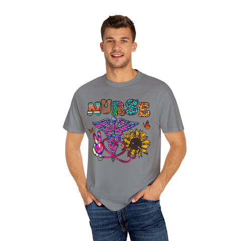 Colorful Nurse Graphic T-Shirt – Perfect for Healthcare Heroes