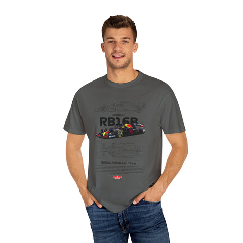 Unisex Garment-Dyed T-shirt - Red Bull Formula 1 Team Graphic Tee