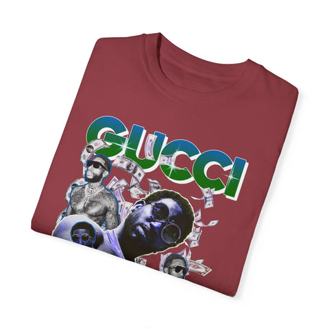 Unisex Garment-Dyed T-shirt - Gucci Mane Graphic Tee