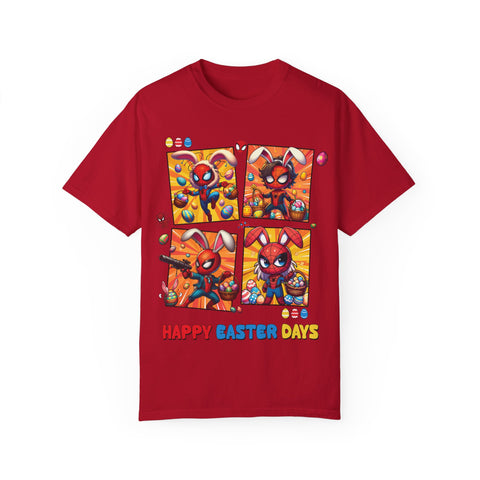 Kids' Easter Spider Bunny T-Shirt - Fun and Colorful Design