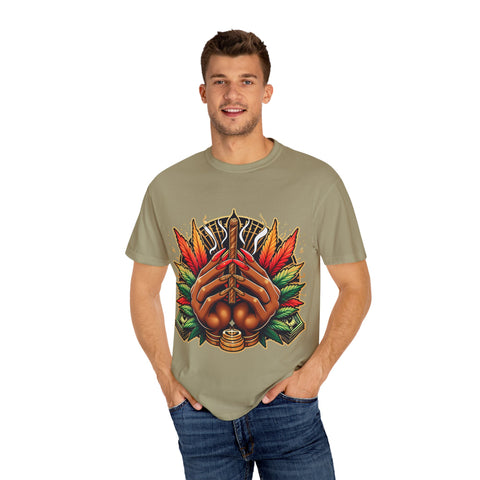 Bohemian Hand-Drawn T-Shirt for Nature Lovers
