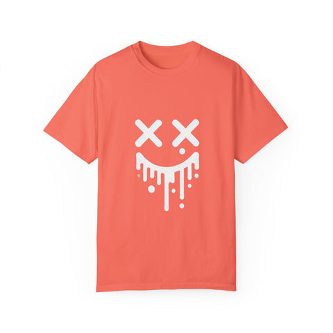 Unisex Smiley Drip T-Shirt - Casual Streetwear