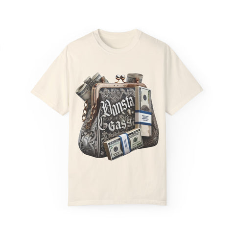 Gangsta Money Bag T-Shirt - Unisex Garment-Dyed Tee