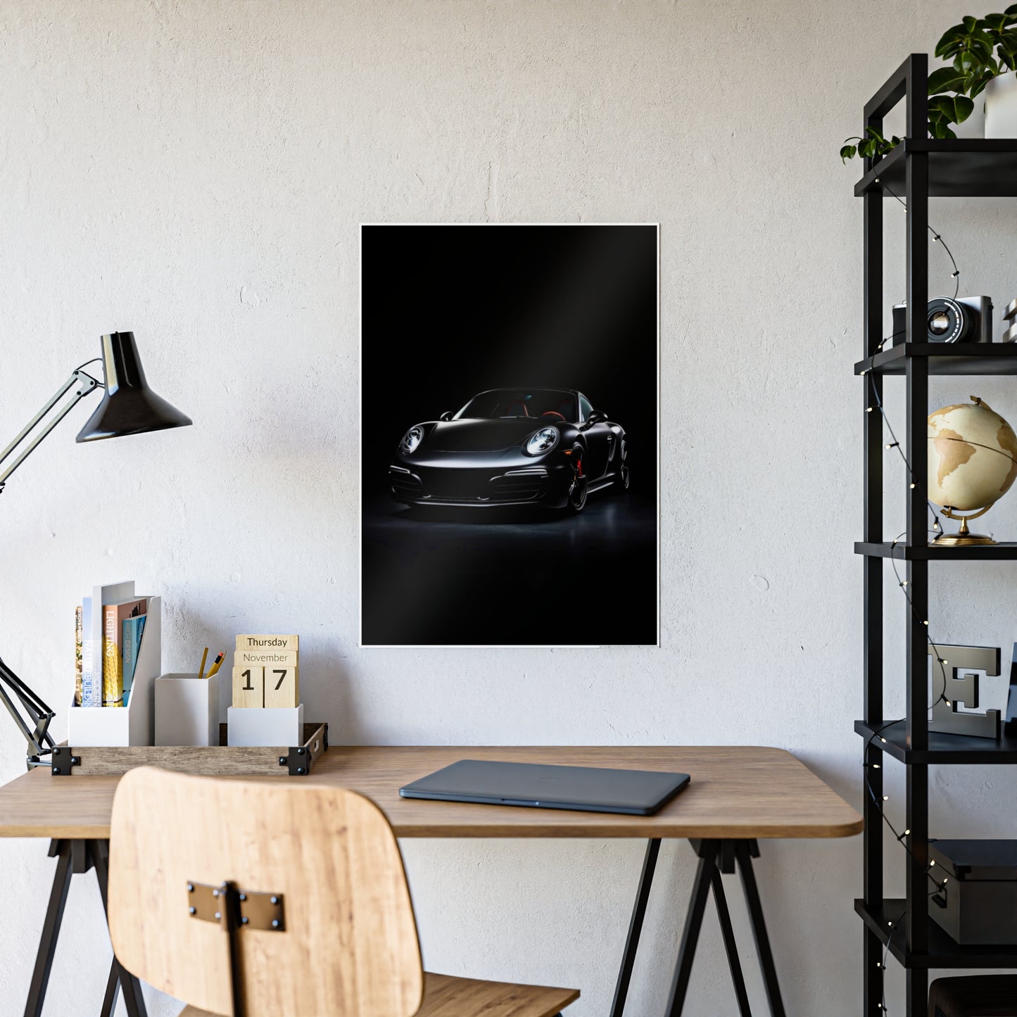 Sleek Luxury Car Gloss Poster - Perfect for Auto Enthusiasts & Home Decor