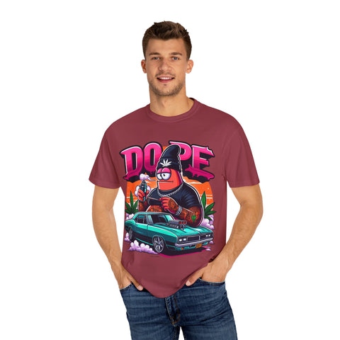 Cool Graphic T-Shirt - 'Dope' Vintage Cartoon Design