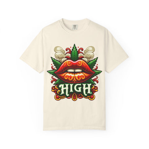 High Vibes Unisex Garment-Dyed T-Shirt