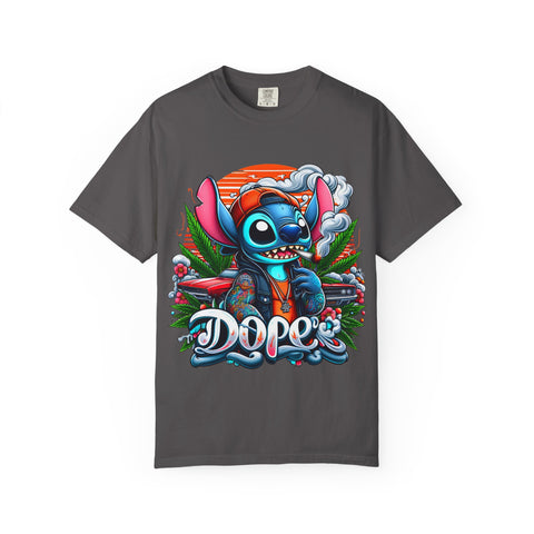 Dope Stitch Unisex Garment-Dyed T-Shirt | Vibrant Graphic Tee for Casual Style