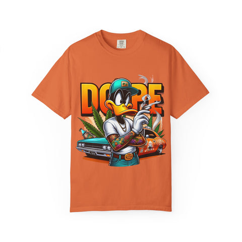 Dope Duck Graphic Unisex T-Shirt – Cool Casual Wear for Car Lovers & Street Style Enthusiasts