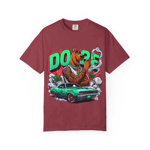 Dope Scooby-Doo Unisex T-Shirt - Vintage Car Design