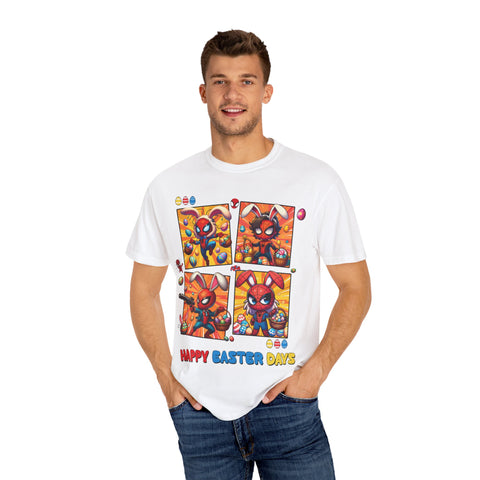 Kids' Easter Spider Bunny T-Shirt - Fun and Colorful Design