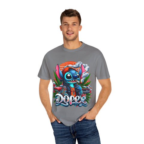 Dope Stitch Unisex Garment-Dyed T-Shirt | Vibrant Graphic Tee for Casual Style