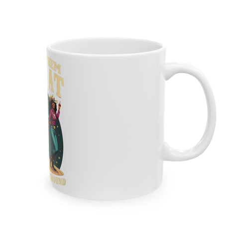 Whimsical Cowboy Ceramic Mug - Perfect for Coffee Lovers & Western Enthusiasts