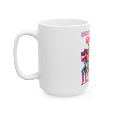 Retro Glam Ceramic Mug - Perfect for Coffee Lovers and Gift Givers!