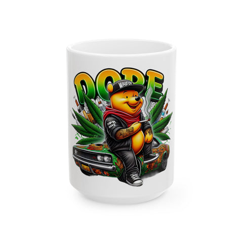 Funny Dope Cartoon Ceramic Mug - 11oz & 15oz Options