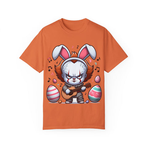Easter Bunny Rock Star T-Shirt - Unisex Garment-Dyed Tee