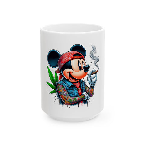 Cool Artist Mickey Mouse Ceramic Mug - Unique 11oz & 15oz Designs