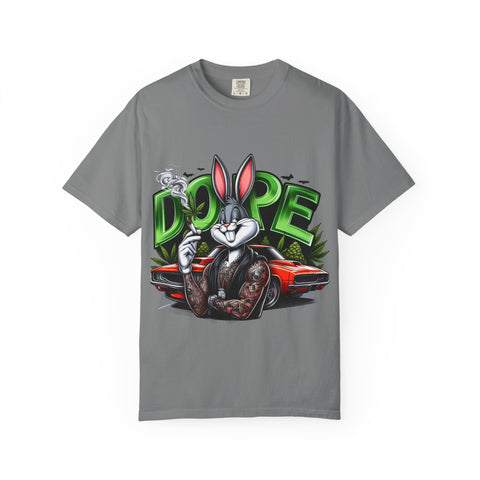 Cool Cartoon Bunny Graphic T-Shirt - DOPE Vintage Style