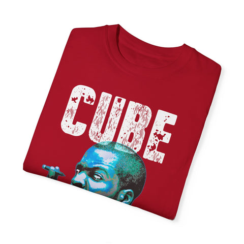 Vintage Cube Unisex Garment-Dyed T-Shirt | Retro Hip Hop Tee