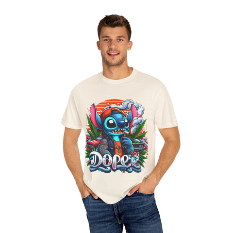 Dope Stitch Unisex Garment-Dyed T-Shirt | Vibrant Graphic Tee for Casual Style