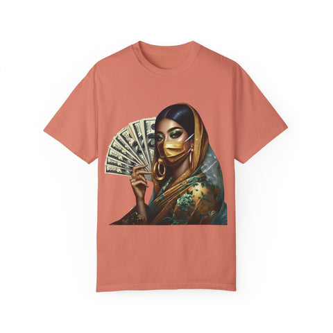 Stylish Woman with Money Graphic Unisex T-Shirt - Trendy Fashion Tee for Everyday Wear