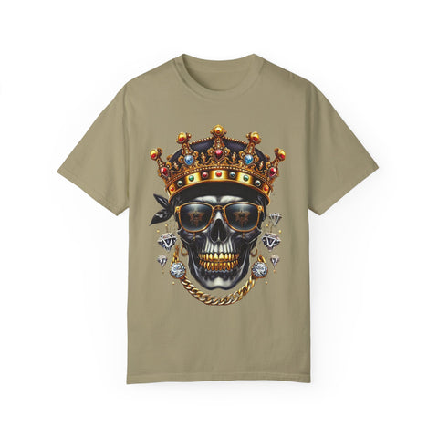 King Skull Graphic Unisex T-Shirt - Trendy Streetwear for Cool Casual Vibes