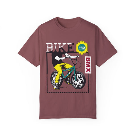BMX Pro Unisex Garment-Dyed T-shirt - Perfect for Cycling Enthusiasts