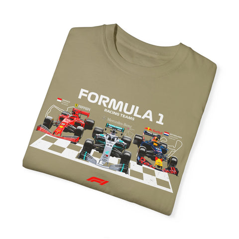 Formula 1 Racing Unisex Garment-Dyed T-Shirt