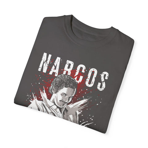 Narcos-Themed Unisex Garment-Dyed T-Shirt for Fans