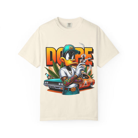 Dope Duck Graphic Unisex T-Shirt – Cool Casual Wear for Car Lovers & Street Style Enthusiasts