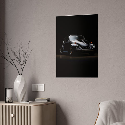 Classic Car Gloss Poster - Vintage Beetle Wall Art