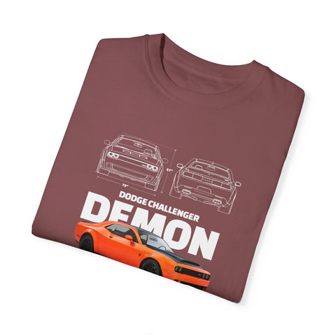 Dodge Challenger Demon T-Shirt - Unisex Vintage Car Tee