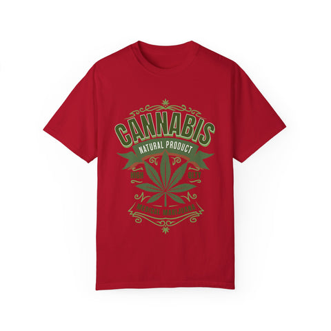 Unisex Cannabis T-Shirt - Natural Product Design