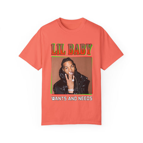 Unisex Lil Baby Graphic T-Shirt - Wants and Needs Collection