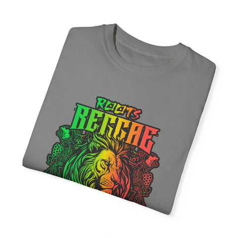 Unisex Garment-Dyed Reggae T-Shirt - Feel the Rhythm Graphic Tee for Music Lovers