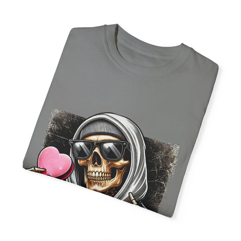 Halloween Skeleton Love T-Shirt | Death Do Us Part Graphic Tee